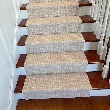 patterned stair runner